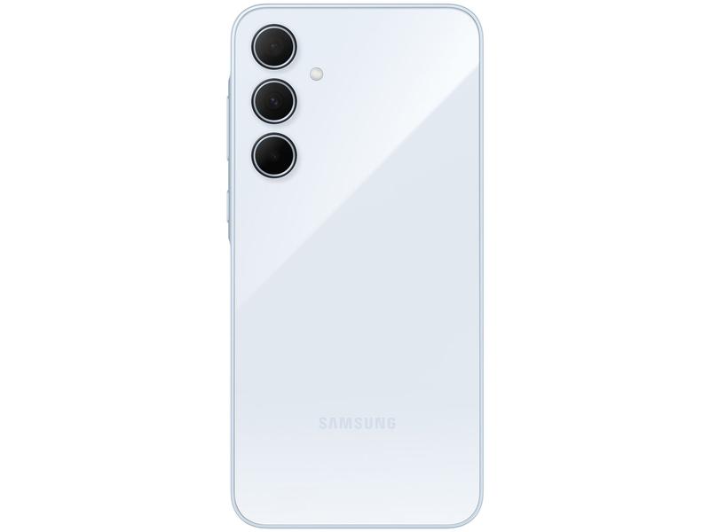 Imagem de Smartphone Samsung Galaxy A35 128GB Azul Claro 5G 6GB RAM 6,6" Câm. Tripla + Selfie 13MP Dual Chip