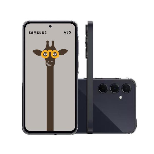 Imagem de Smartphone Samsung Galaxy A35 6.6" 5G 256GB Azul Escuro Câmera Tripla