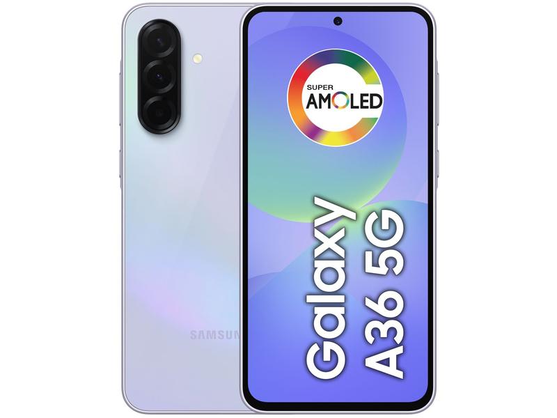 Smartphone Samsung Galaxy A36 128GB 5G 6GB RAM Violeta 6,7" Câm. Tripla + Selfie 12MP Smartphone Samsung Galaxy A36 128GB 5G 6GB RAM Violeta 6,7" Câm. Tripla + Selfie 12MP