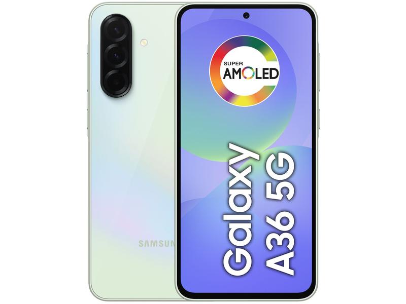 Smartphone Samsung Galaxy A36 256GB 5G 8GB RAM Verde 6,7" Câm. Tripla + 12MP Smartphone Samsung Galaxy A36 256GB 5G 8GB RAM Verde 6,7" Câm. Tripla + 12MP