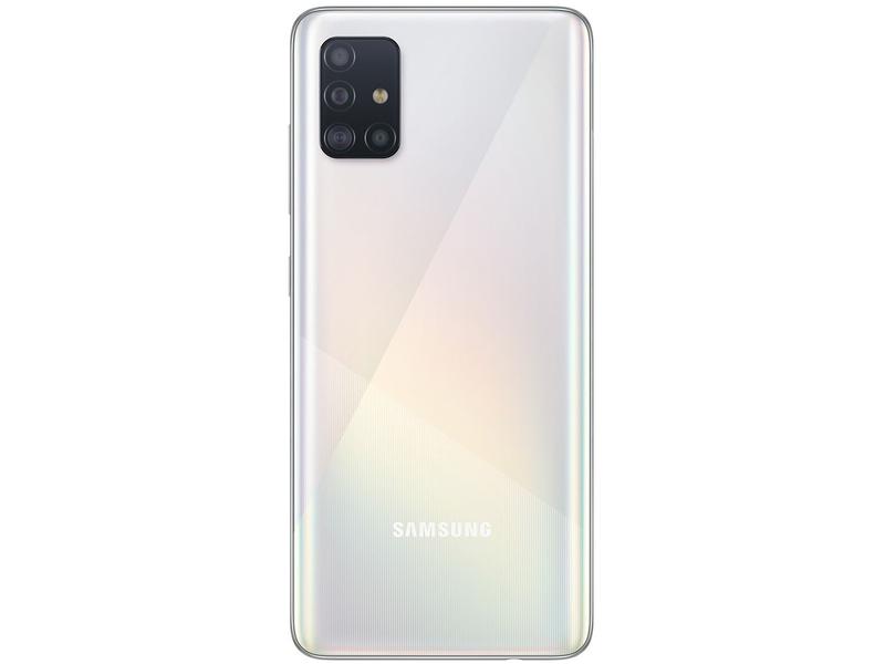 Imagem de Smartphone Samsung Galaxy A51 128GB Branco 4GB RAM 6,5" Câm. Quádrupla + Selfie 32MP Dual Chip