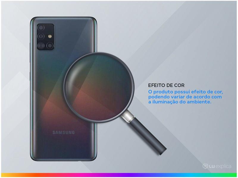 Smartphone Samsung Galaxy A51 128GB Preto 4G 4GB RAM 6,5” Câm