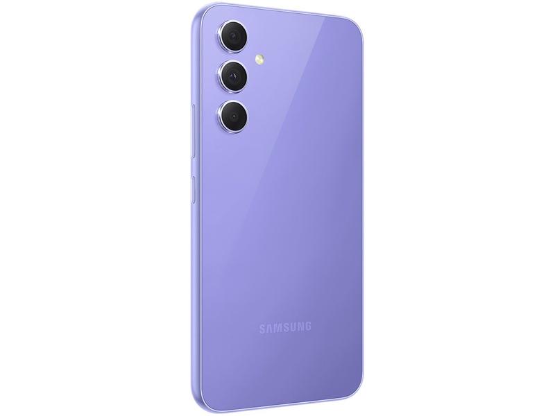 Imagem de Smartphone Samsung Galaxy A54 128GB Violeta 5G Octa-Core 8GB RAM 6,4" Câm. Tripla + Selfie 32MP Dual Chip