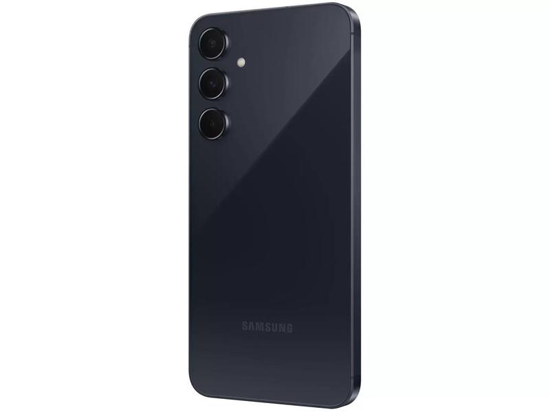 Imagem de Smartphone Samsung Galaxy A55 128GB - Azul Escuro, 5G, Câmera Tripla 50MP + Selfie 32MP, RAM 8GB, Tela 6.6"