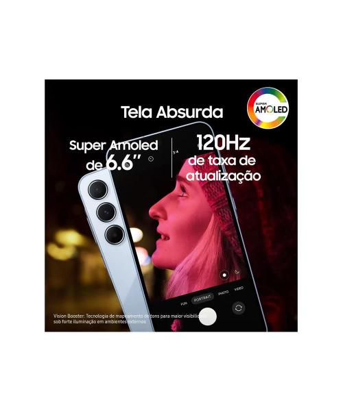 Imagem de Smartphone Samsung Galaxy A55 5G 256GB 6.6"TriplaCâm 50+12+5MP Marinho