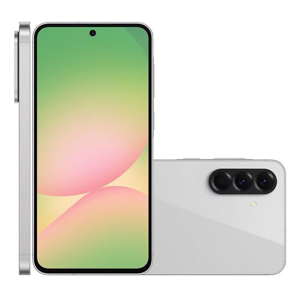 Smartphone Samsung Galaxy A56, Câmera Tripla, 256 GB, 5G, Cinza - A566E