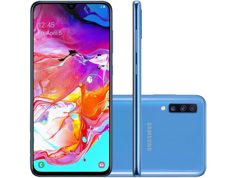 Imagem de Smartphone Samsung Galaxy A70 128GB Azul 6GB RAM