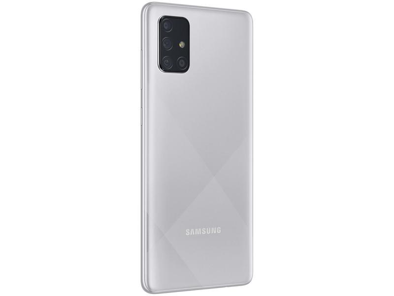 Imagem de Smartphone Samsung Galaxy A71 128GB Cinza 4G - 6GB RAM Tela 6,7” Câm. Quádrupla + Selfie 32MP