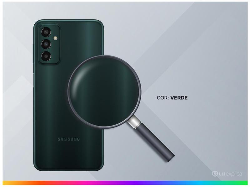 Imagem de Smartphone Samsung Galaxy M13 128GB Verde 4G Octa-Core 4GB RAM 6,6” Câm. Tripla + Selfie 8MP