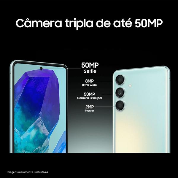 Imagem de Smartphone Samsung Galaxy M55 5G 256GB 8GB 6,7” OctaCore