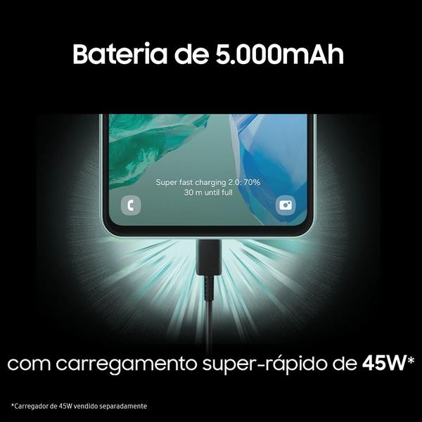 Imagem de Smartphone Samsung Galaxy M55 5G 256GB 8GB 6,7” OctaCore