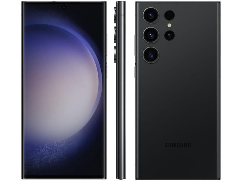 Smartphone Samsung Galaxy S23 Ultra 256GB Preto 5G 12GB RAM 6,8” Câm. Quádrupla + Selfie 1...