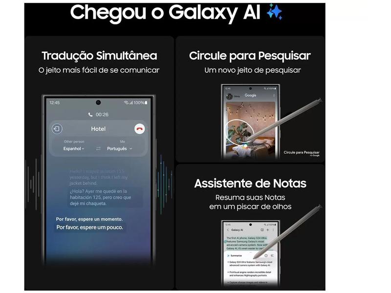 Imagem de Smartphone Samsung Galaxy S24 Ultra 6,8” Galaxy