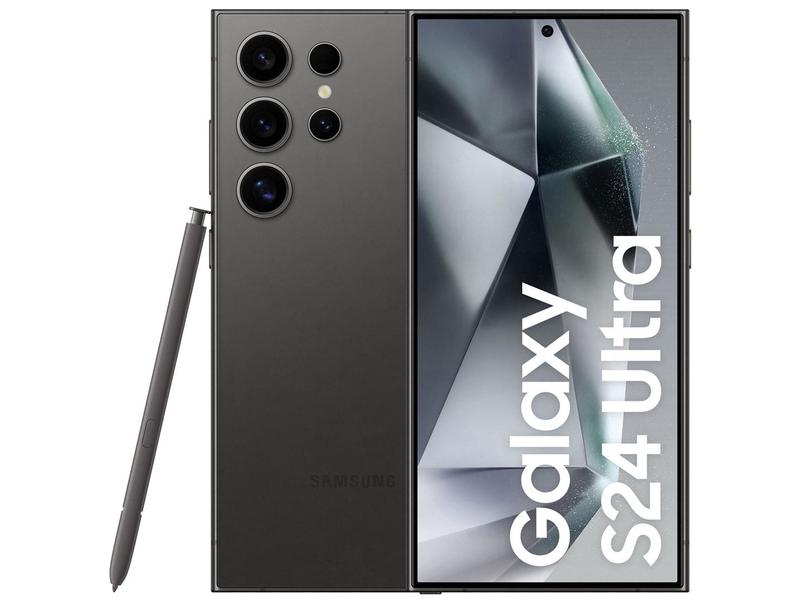 Smartphone Samsung Galaxy S24 Ultra 6,8" Galaxy AI 256GB Titânio Preto 5G 12GB RAM Câm. Qu... Smartphone Samsung Galaxy S24 Ultra 6,8" Galaxy AI 256GB Titânio Preto 5G 12GB RAM Câm. Qu...