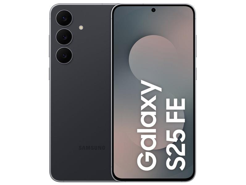 Smartphone Samsung Galaxy S25 FE 128GB 5G 8GB RAM JetBlack 6,7" Câm. Tripla + Selfie 12MP Smartphone Samsung Galaxy S25 FE 128GB 5G 8GB RAM JetBlack 6,7" Câm. Tripla + Selfie 12MP