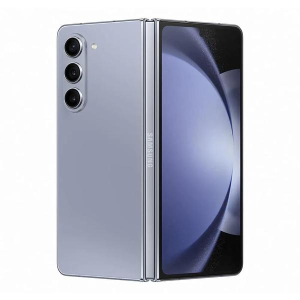 Imagem de Smartphone Samsung Galaxy Z Fold5 5G 1TB 12GB RAM Câmera Traseira Tripla 50MP + 12MP + 10MP Selfie 10MP Tela 7.6" - Azul Claro