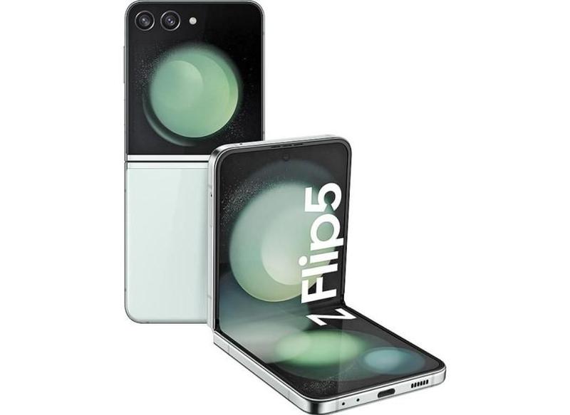 Smartphone Samsung Z Flip 5 512GB Verde Claro 5G Snapdragon 8GB RAM 6,7" Câm. Dupla + Self... Smartphone Samsung Z Flip 5 512GB Verde Claro 5G Snapdragon 8GB RAM 6,7" Câm. Dupla + Self...