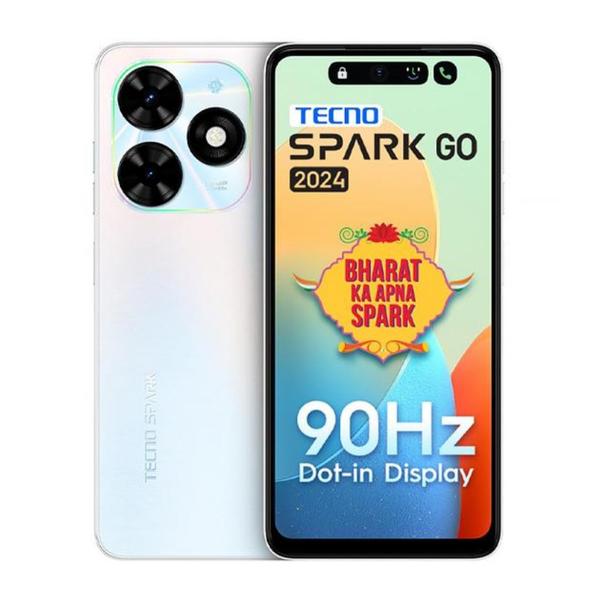 Imagem de Smartphone Spark Go 2024 Branco 128gb 4gb Display 6,6 pol - Tecno