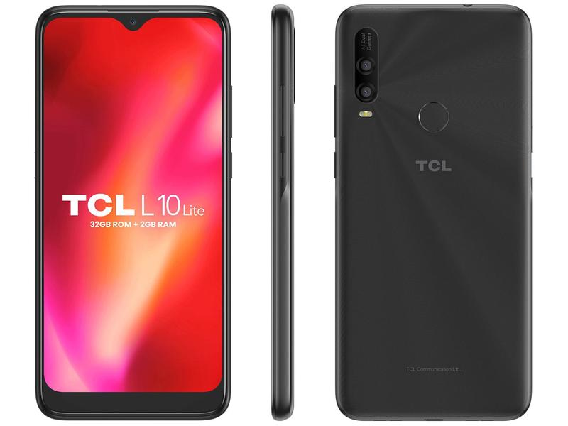 Smartphone TCL L10 Lite 32GB Cinza 4G Octa-Core - 2GB RAM Tela 6,22” Câm. Dupla + Selfie 5... Smartphone TCL L10 Lite 32GB Cinza 4G Octa-Core - 2GB RAM Tela 6,22” Câm. Dupla + Selfie 5...