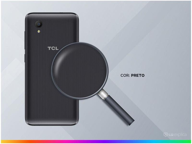 Imagem de Smartphone TCL L5 16GB Preto 4G Quad-Core - 1GB RAM Tela 5” Câm. 8MP + Selfie 5MP