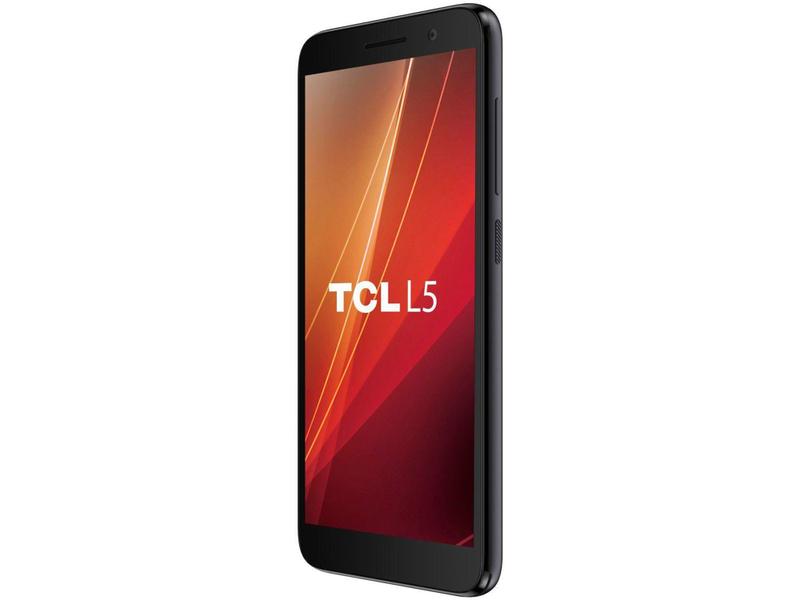 Imagem de Smartphone TCL L5 16GB Preto 4G Quad-Core - 1GB RAM Tela 5” Câm. 8MP + Selfie 5MP