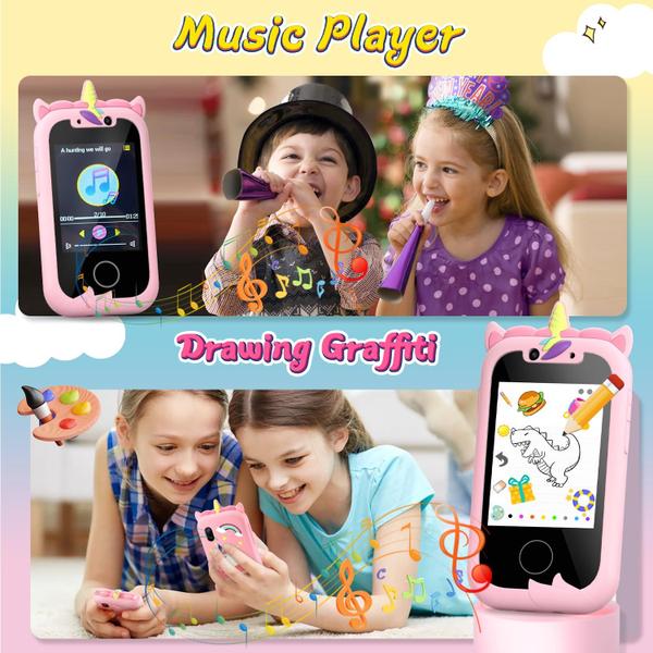 Imagem de Smartphone Toy Anesky Kids 32GB com câmera Music Player 3-12y