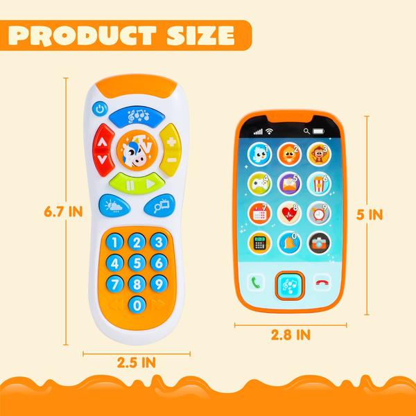 Imagem de Smartphone Toy JOYIN Remote Control Baby Phone com música