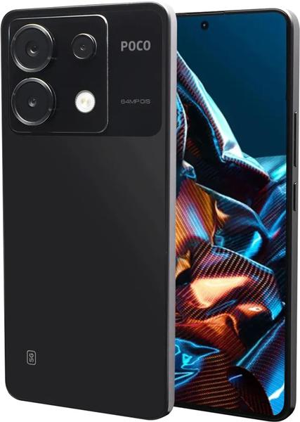 Imagem de Smartphone x6 5G 256gb Memoria 12gb Ram cor black preto