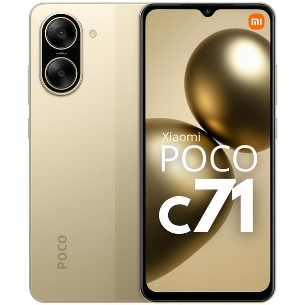 Smartphone Xiaomi POCO C71 128GB 8GB RAM BOOST Câmera dupla 50MP Celular Resistente e Pode...