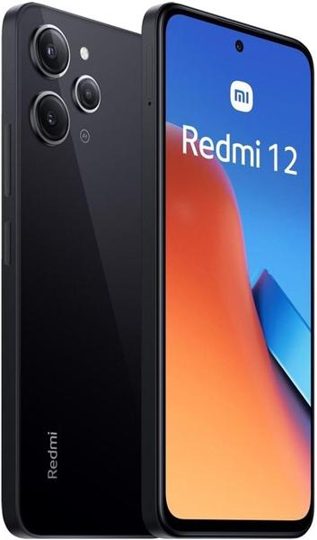 Imagem de Smartphone Xiaomi Redmi 12 128GB 4GB RAM Dual SIM Tela 6.79" (Midnight Black) Preto