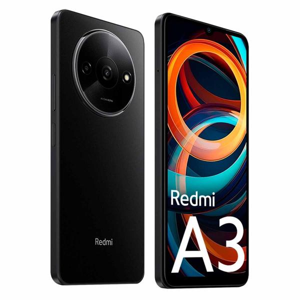 Imagem de Smartphone Xiaomi Redmi A3 128GB 4GB RAM Dual SIM Tela 6.71" - Preto