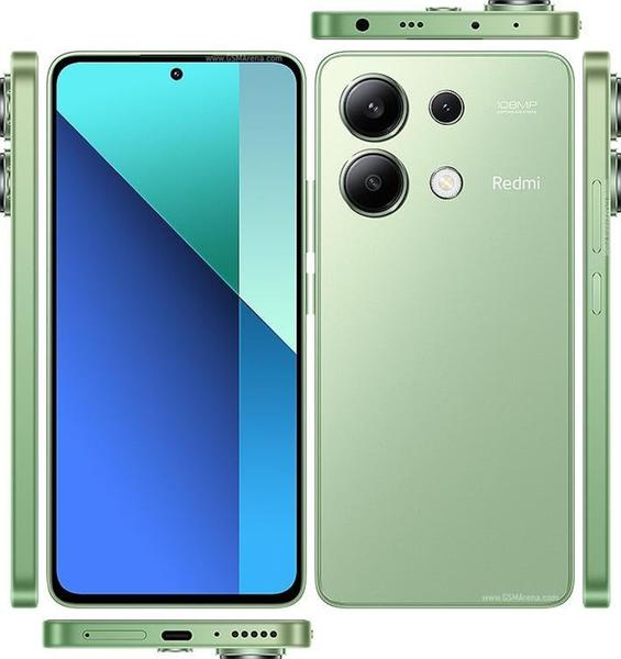 Imagem de Smartphone Xiaomi Redmi Note 13 256GB - 8GB Ram - (Mint Green) Verde