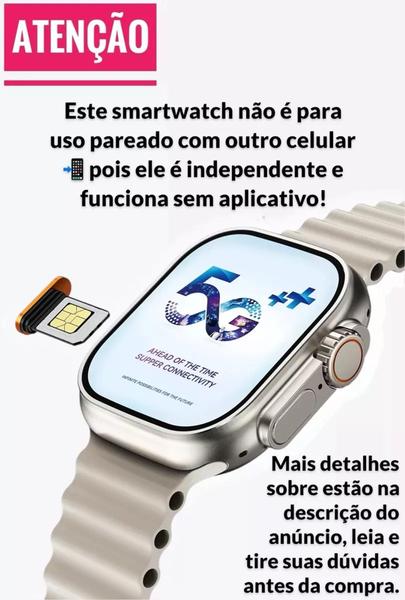 Imagem de Smartwatch 5g Ultra Ai 3 Series 10 Android Chip Câmera Lançamento