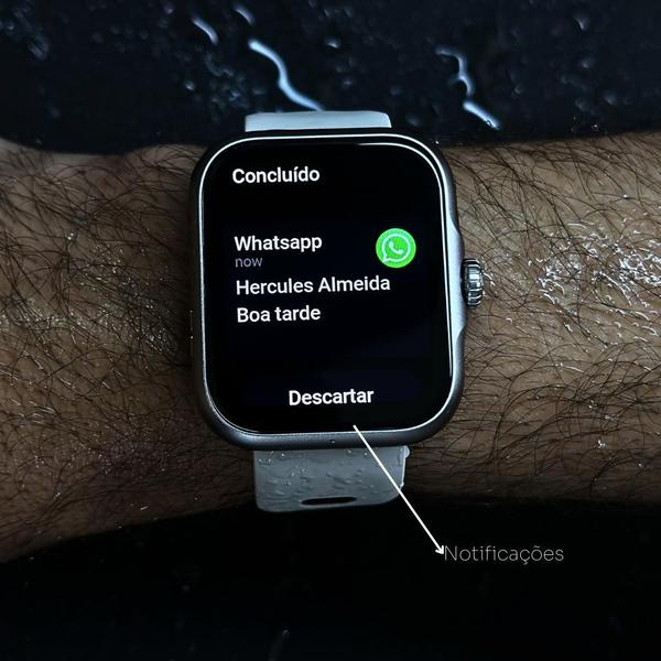 Imagem de SmartWatch Action c/ GPS Integrado, a Prova D'água e Bateria de Longa Duração