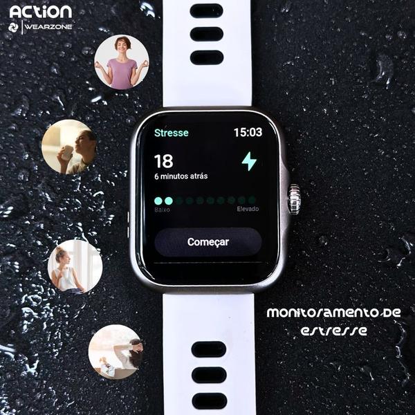 Imagem de Smartwatch Action Esportivo A Prova D'água, Gps Integrado 45mm - 2024 - Cor: Rose Gold