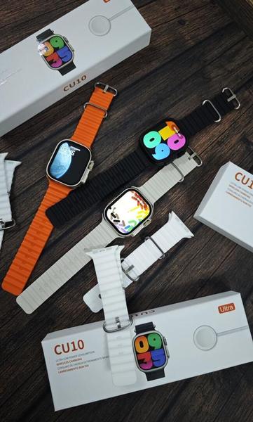 Imagem de Smartwatch C10 Ultra 49mm Serie 10 NFC Jogos Pulseira Extra Lançamento