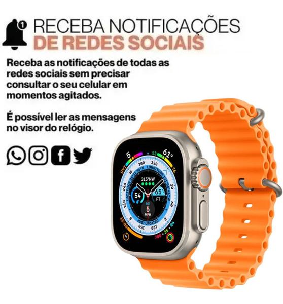 Imagem de Smartwatch Digital Ultra Max Alpine Masculino E Feminino