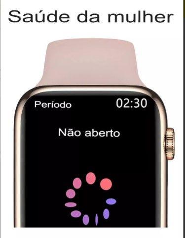 Imagem de Smartwatch Feminino Masculino W59 Mini Pro 41mm 2 Pulseira