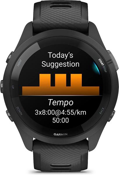 Imagem de Smartwatch GPS Garmin Forerunner 265 Amoled Music Preto