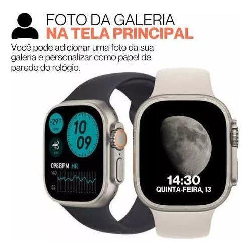 Imagem de Smartwatch Gs8 Watch Ultra Series8 Prateado Esportivo Oferta