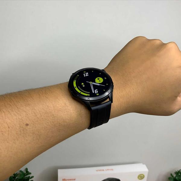 Imagem de Smartwatch GT4 MAX: AMOLED, NFC, GPS, Monitor de Saúde e Chamadas. Ideal para Esportes e Comandos de Voz com ChatGPT e Siri!