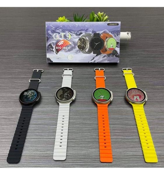 Imagem de Smartwatch GT9 2 Pulseira BIG Tela Siri Nfc Gps Chamadas Esportes - SHOPPING ATACAREJO STORE