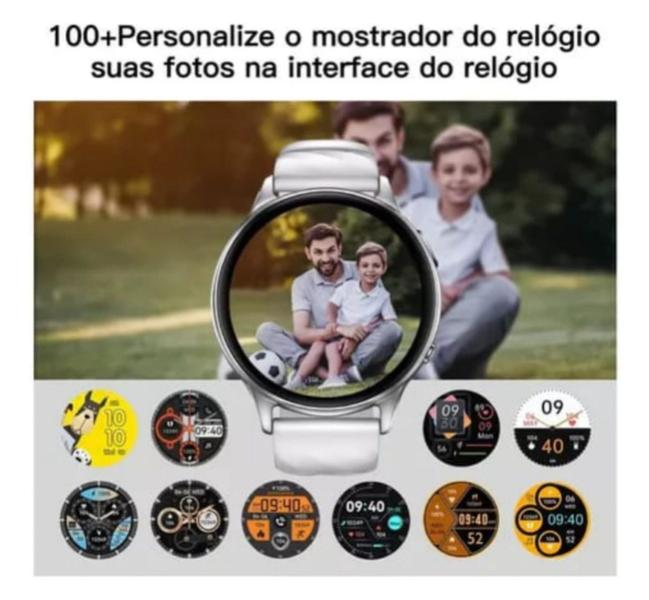 Imagem de Smartwatch GT9 2 Pulseira BIG Tela Siri Nfc Gps Chamadas Esportes