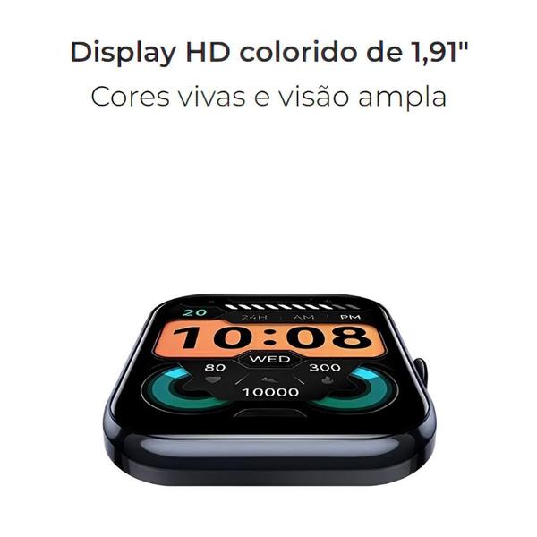 Imagem de SmartWatch Haylou RS4 MAX Tela HD 1,91 Chamadas Bluetooth, 127 modos esportivos