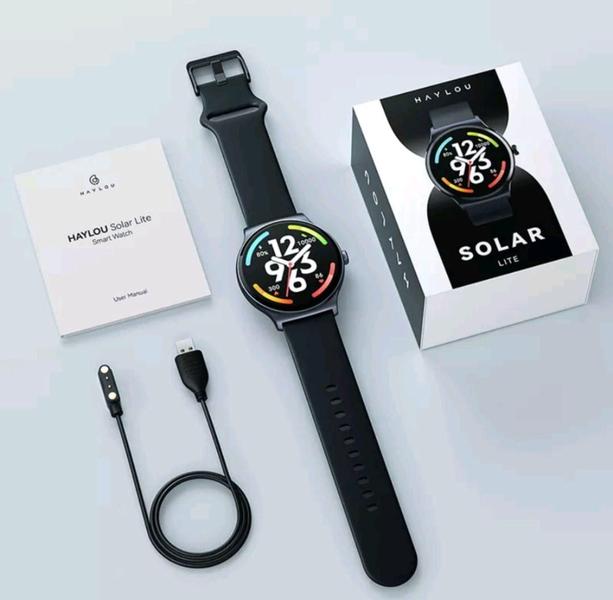 Imagem de Smartwatch Haylou Solar 1.28 Caixa 45.3mm De Pc E Abs Preta, Pulseira Preta Ls05