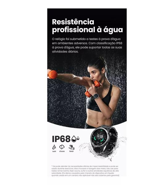 Imagem de Smartwatch Haylou Solar Neo, Strava, Chamadas Bluetooth, IP68, 30 dias de bateria