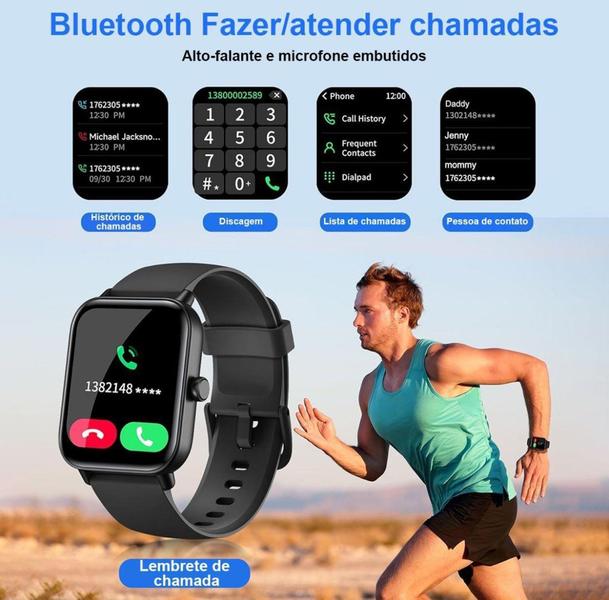 Imagem de Smartwatch Hw 2 41mm Mini Nfc Gps Siri 7 Pulseiras Multi-funções de Esportes Feminino - SHOPPING ATA