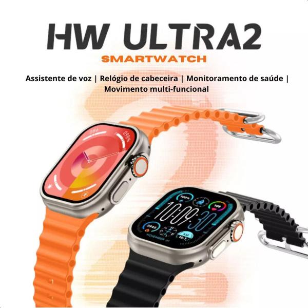 Imagem de Smartwatch Hw Ultra 2 Lançamento Com Chat Gpt 7 Pulseiras e Case