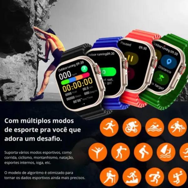 Imagem de Smartwatch HW Ultra Mini 2  Acompanhe sua rotina com estilo e praticidade!