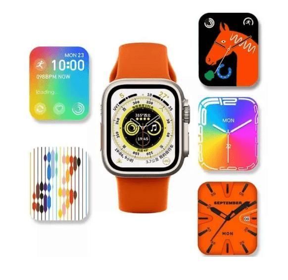 Imagem de Smartwatch HW8 Ultra Laranja a prova d'gua Envio Imediato